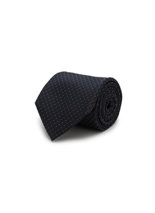 Main View - Click To Enlarge - ISAIA - Geometric Embroidered Silk Tie