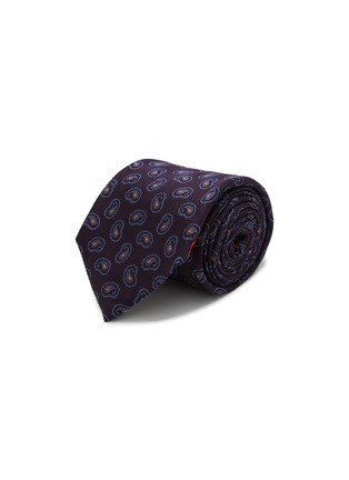 Main View - Click To Enlarge - ISAIA - Paisley Embroidered Silk Tie