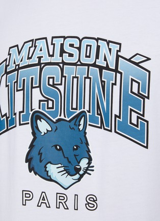  - MAISON KITSUNÉ - Campus Fox Print Relaxed T-Shirt