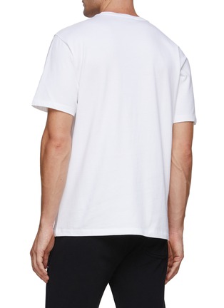 Back View - Click To Enlarge - MAISON KITSUNÉ - Campus Fox Print Relaxed T-Shirt