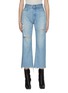 Main View - Click To Enlarge - KURO - Preston Embroidered Badge Boyfriend Jeans