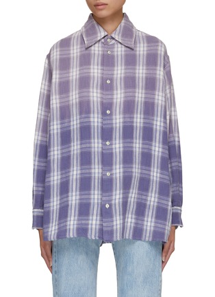 Main View - Click To Enlarge - KURO - 90s Old Style Plaid Shirt