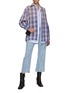 Figure View - Click To Enlarge - KURO - 90s Old Style Plaid Shirt