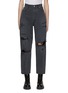 Main View - Click To Enlarge - KURO - 3D Crossed Jeans