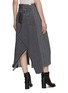 Back View - Click To Enlarge - KURO - Mark VI Remake Denim Maxi Skirt