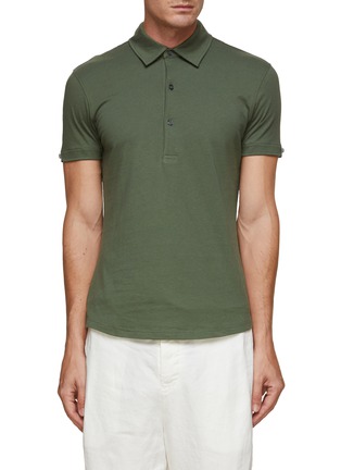 Main View - Click To Enlarge - ORLEBAR BROWN - Sebastian Cotton Silk Blend Polo Shirt