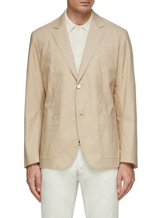 Main View - Click To Enlarge - RAG & BONE - Shift Paper Single Breasted Cotton Blazer