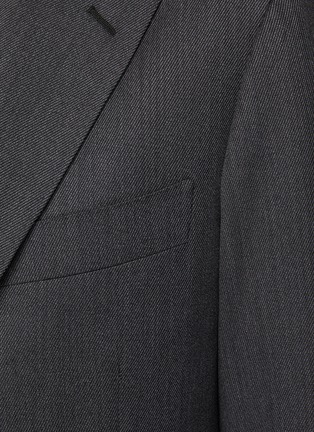 Detail View - Click To Enlarge - RING JACKET - Single Breasted Notch Lapel Wool Suit