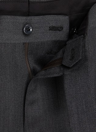  - RING JACKET - Single Breasted Notch Lapel Wool Suit