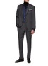 Figure View - Click To Enlarge - RING JACKET - Single Breasted Notch Lapel Wool Suit