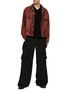 Figure View - Click To Enlarge - JIYONGKIM - Sun Bleached Tweed Trucker Jacket