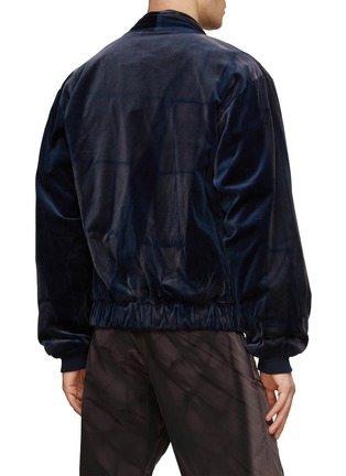 Blue velvet hotsell bomber jacket mens