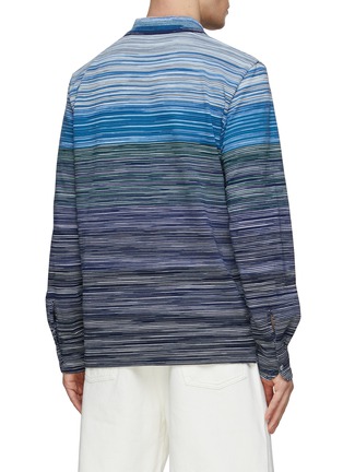 Back View - Click To Enlarge - MISSONI - Gradient Polo Shirt