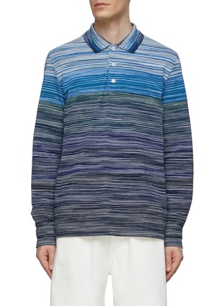Main View - Click To Enlarge - MISSONI - Gradient Polo Shirt