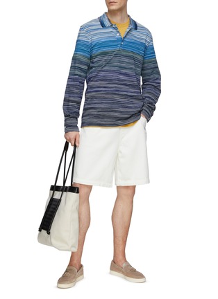 Figure View - Click To Enlarge - MISSONI - Gradient Polo Shirt