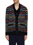 Main View - Click To Enlarge - MISSONI - Chevron Motif Knit Cardigan