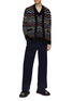 Figure View - Click To Enlarge - MISSONI - Chevron Motif Knit Cardigan