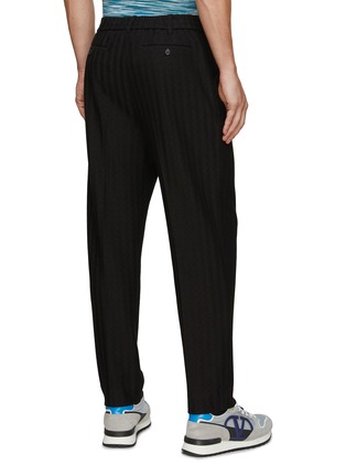 Back View - Click To Enlarge - MISSONI - Chevron Knitted Pants