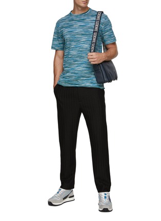 Figure View - Click To Enlarge - MISSONI - Chevron Knitted Pants