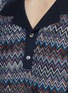  - MISSONI - Knit Short Sleeve Silk Ray Polo T-Shirt