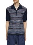 Main View - Click To Enlarge - MISSONI - Knit Short Sleeve Silk Ray Polo T-Shirt