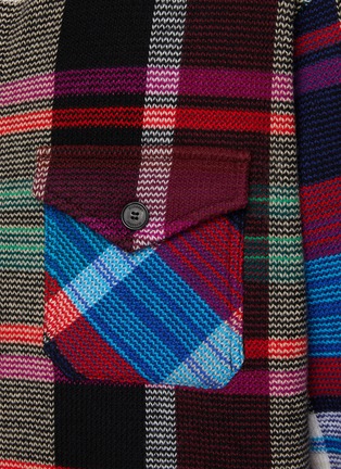  - MISSONI - Checkered Loom Knit Overshirt