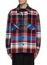 Main View - Click To Enlarge - MISSONI - Checkered Loom Knit Overshirt