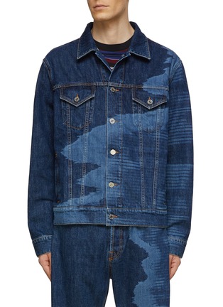 Main View - Click To Enlarge - MISSONI - Space Dyed Denim Trucker Jacket