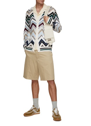 Figure View - Click To Enlarge - MISSONI - Zig Zag Print Cardigan