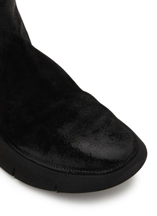 Detail View - Click To Enlarge - MARSÈLL - Intagliata 30 Reverse Leather Chelsea Boots