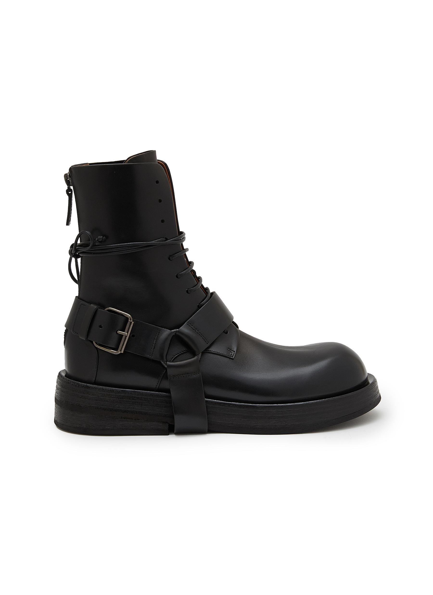 Marsèll 50mm leather boots - Black