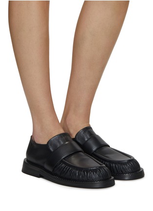 Figure View - Click To Enlarge - MARSÈLL - Alluce Leather Loafers