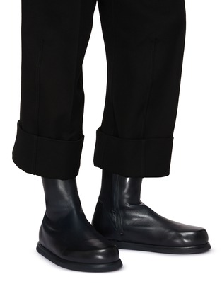Figure View - Click To Enlarge - MARSÈLL - Accom Tronchetto Leather Boots