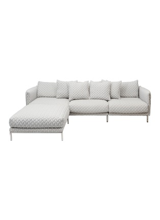 Main View - Click To Enlarge - MOROSO - Gentry Sofa — Light Grey