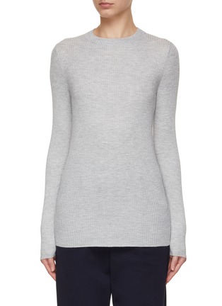 Main View - Click To Enlarge - BRUNELLO CUCINELLI - Cashmere Blend Knit Long Sleeve Top