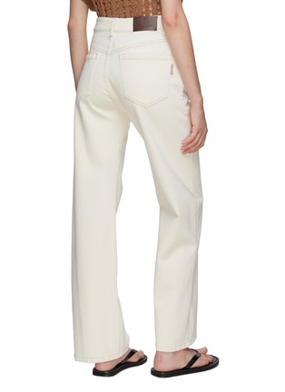 Back View - Click To Enlarge - BRUNELLO CUCINELLI - Cotton Blend Straight Pants