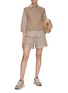 Figure View - Click To Enlarge - BRUNELLO CUCINELLI - Stripe Bermuda Shorts