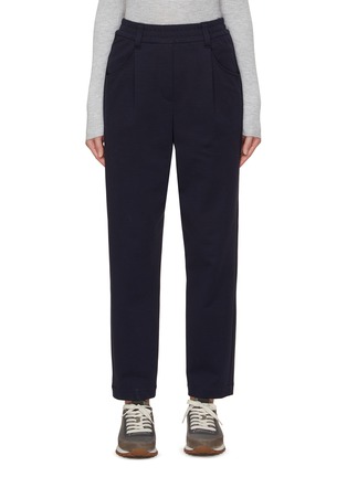 Main View - Click To Enlarge - BRUNELLO CUCINELLI - Cotton Blend Jersey Pants