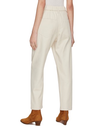 Back View - Click To Enlarge - BRUNELLO CUCINELLI - Elasticated Waist Pants