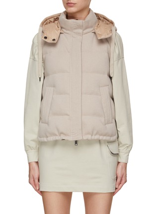 Main View - Click To Enlarge - BRUNELLO CUCINELLI - Cashmere Puffer Gilet