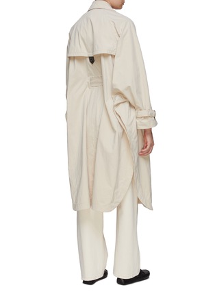Back View - Click To Enlarge - BRUNELLO CUCINELLI - Canvas Trench Coat