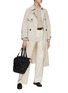 Figure View - Click To Enlarge - BRUNELLO CUCINELLI - Canvas Trench Coat