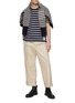 Figure View - Click To Enlarge - THOM BROWNE - Striped T-Shirt
