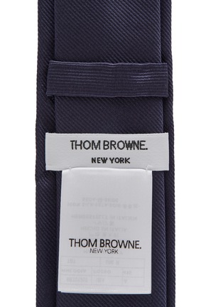 Detail View - Click To Enlarge - THOM BROWNE  - Sailboat Intarsia Silk Tie