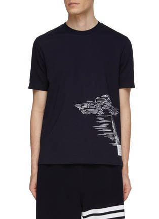 Main View - Click To Enlarge - THOM BROWNE - Scenic Print T-Shirt