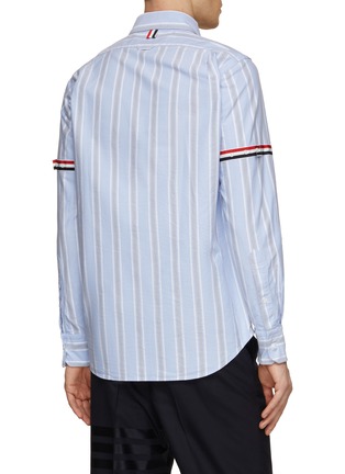 Back View - Click To Enlarge - THOM BROWNE - Striped Button-Down Shirt