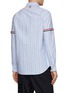 Back View - Click To Enlarge - THOM BROWNE - Striped Button-Down Shirt