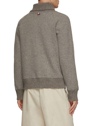 Back View - Click To Enlarge - THOM BROWNE - Wool Bomber Jacket