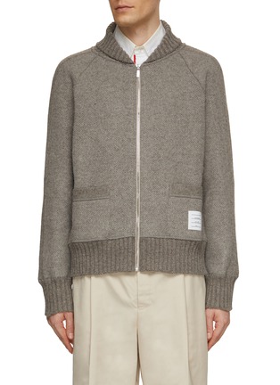 Main View - Click To Enlarge - THOM BROWNE - Wool Bomber Jacket