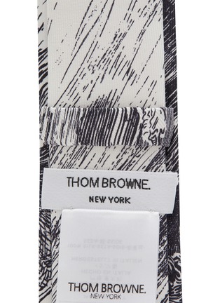 Detail View - Click To Enlarge - THOM BROWNE  - Nautical Print Silk Tie